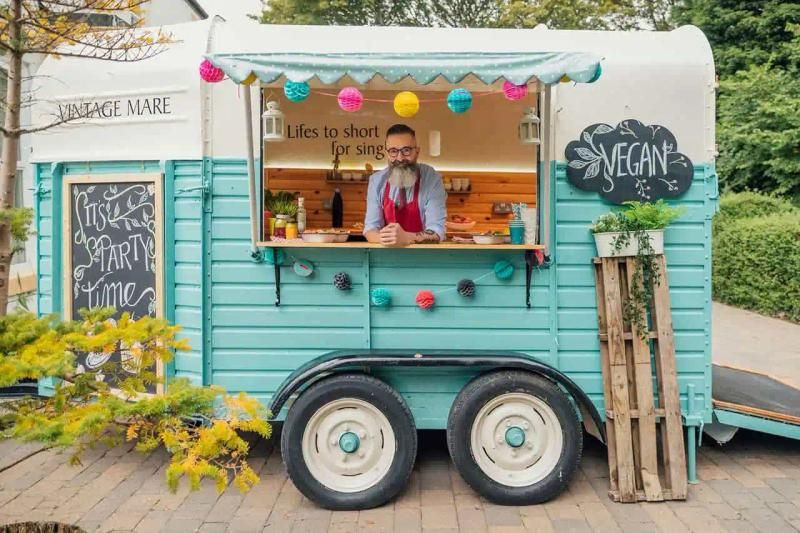 Vegan catering van