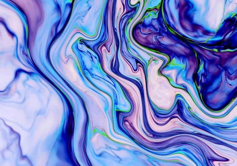 Pearlescent paint pattern