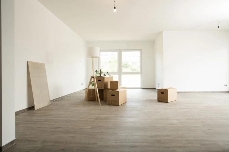 Empty room in an office block